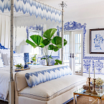 Обои ручная роспись Porto by Alessandra Branca Original colourway on dyed paper варинант исполнения - 1 | Loft Concept в Костроме