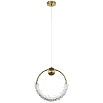 Подвесной светильник с плафоном в виде кольца Gilbertine Ring Hanging Lamp варинант исполнения - 2 | Loft Concept в Костроме