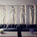 Барельеф FOUNTAIN OF INNOCENTS варинант исполнения - 1 | Loft Concept в Костроме