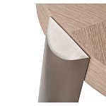 Столик журнальный круглый со светлым шпоном Light Veneer Table варинант исполнения - 3 | Loft Concept в Костроме