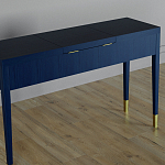 Туалетный стол - Трельяж Elsa Dreams Blue 120 см варинант исполнения - 4 | Loft Concept в Костроме