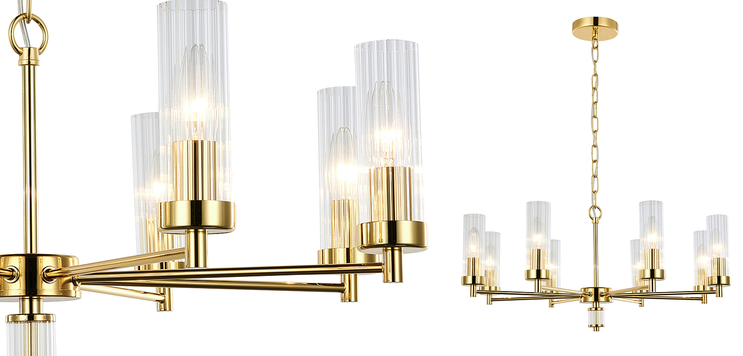 Люстра Jeanette Chandelier Gold 66 Люстра Jeanette Chandelier Gold 66 - Loft-Concept в Костроме