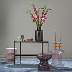 Кофейный столик стеклянный Elegant Lilac Glass Model варинант исполнения - 1 | Loft Concept в Костроме