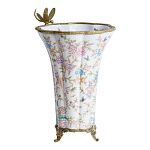 Ваза с бронзовой стрекозой Paradise Dragonfly варинант исполнения - 2 | Loft Concept в Костроме