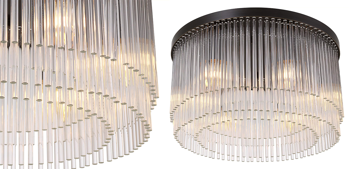 Потолочный светильник Eichholtz Ceiling Lamp Hector Bronze Потолочный светильник Eichholtz Ceiling Lamp Hector Bronze - Loft-Concept в Костроме