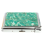 Портсигар с газовой зажигалкой из натурального камня Амазонит Stone Cigarettes Cases варинант исполнения - 10 | Loft Concept в Костроме