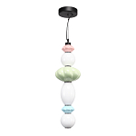 Подвесной светильник фигурный с керамическими элементами 24W LED Fragrant Light варинант исполнения - 3 | Loft Concept в Костроме