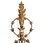 Бра настенное с цветочным мотивом Vintage Luxury варинант исполнения - 1 | Loft Concept в Костроме