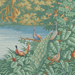 Обои ручная роспись Le Brésil Paille варинант исполнения - 1 | Loft Concept в Костроме