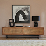 ТВ-тумба из массива тика Busto TV Stand варинант исполнения - 7 | Loft Concept в Костроме