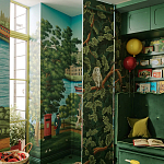 Обои ручная роспись Little London Jubilee Colourway варинант исполнения - 4 | Loft Concept в Костроме