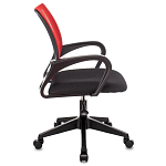 Офисное кресло с основанием из черного пластика Desk chairs Red варинант исполнения - 3 | Loft Concept в Костроме