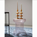 Кофейный столик стеклянный Elegant Lilac Glass Model варинант исполнения - 2 | Loft Concept в Костроме