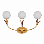 Бра с золотым каркасом в виде стебля с листьями Inspired by Nature варинант исполнения - 3 | Loft Concept в Костроме