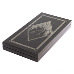 Подарочные нарды из натурального камня с гравировкой Backgammon from Stone варинант исполнения - 7 | Loft Concept в Костроме