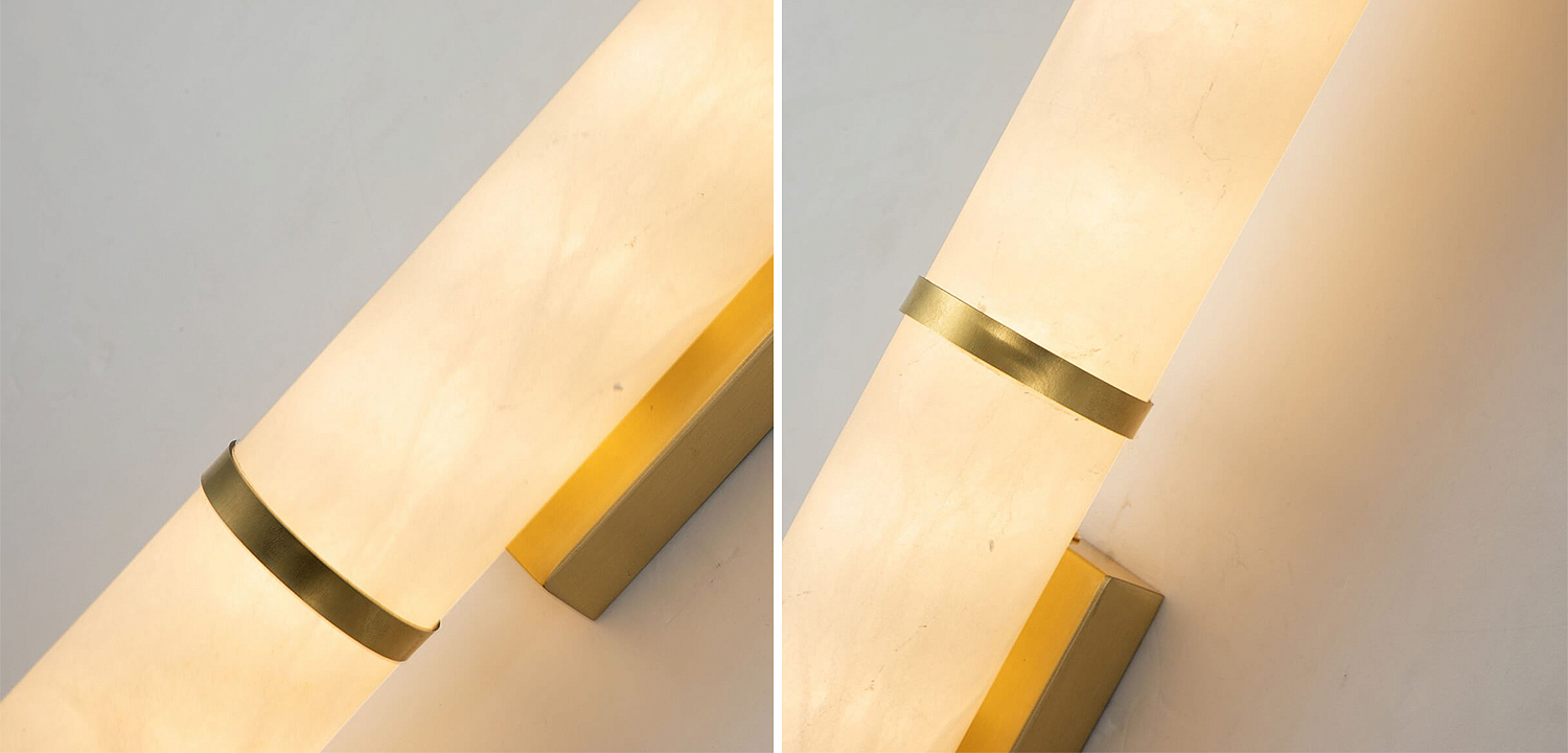 Бра Melba White Marble Wall Lamp Бра Melba White Marble Wall Lamp - Loft-Concept в Костроме