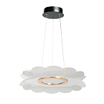 Люстра с прозрачным волнистым плафоном в форме цветка Ethereal Bloom варинант исполнения - 2 | Loft Concept в Костроме