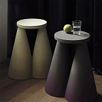 Дизайнерский журнальный стол на 2-х конусообразных ножках Epykopy варинант исполнения - 4 | Loft Concept в Костроме