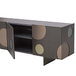 Дизайнерский комод с декором в виде круглых элементов на фасаде Matisse варинант исполнения - 2 | Loft Concept в Костроме