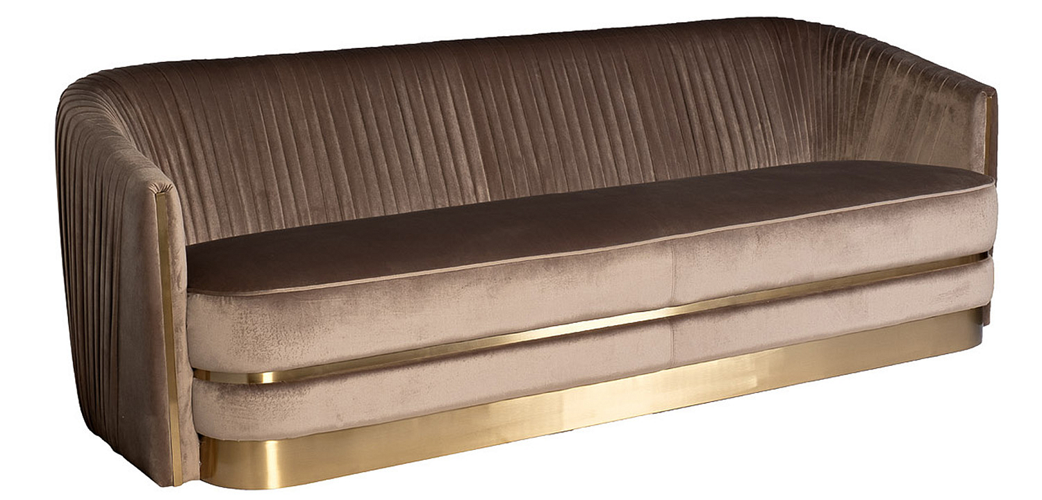 Диван трехместный велюр Bolger sofa three-seater velvet Диван трехместный велюр Bolger sofa three-seater velvet - Loft-Concept в Костроме