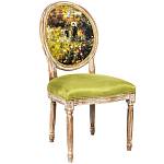 Стул из натурального бука с цветочным принтом Impressionism in Color варинант исполнения - 2 | Loft Concept в Костроме