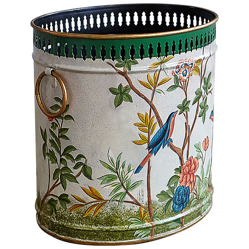 Кашпо из металла в стиле Шинуазри Chinoiserie Flower Pot Мульти Кашпо из металла в стиле Шинуазри Chinoiserie Flower Pot Мульти в Костроме | Loft Concept