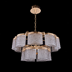 Люстра двухъярусная с текстурными овальными абажурами Splendor Palace Style варинант исполнения - 3 | Loft Concept в Костроме