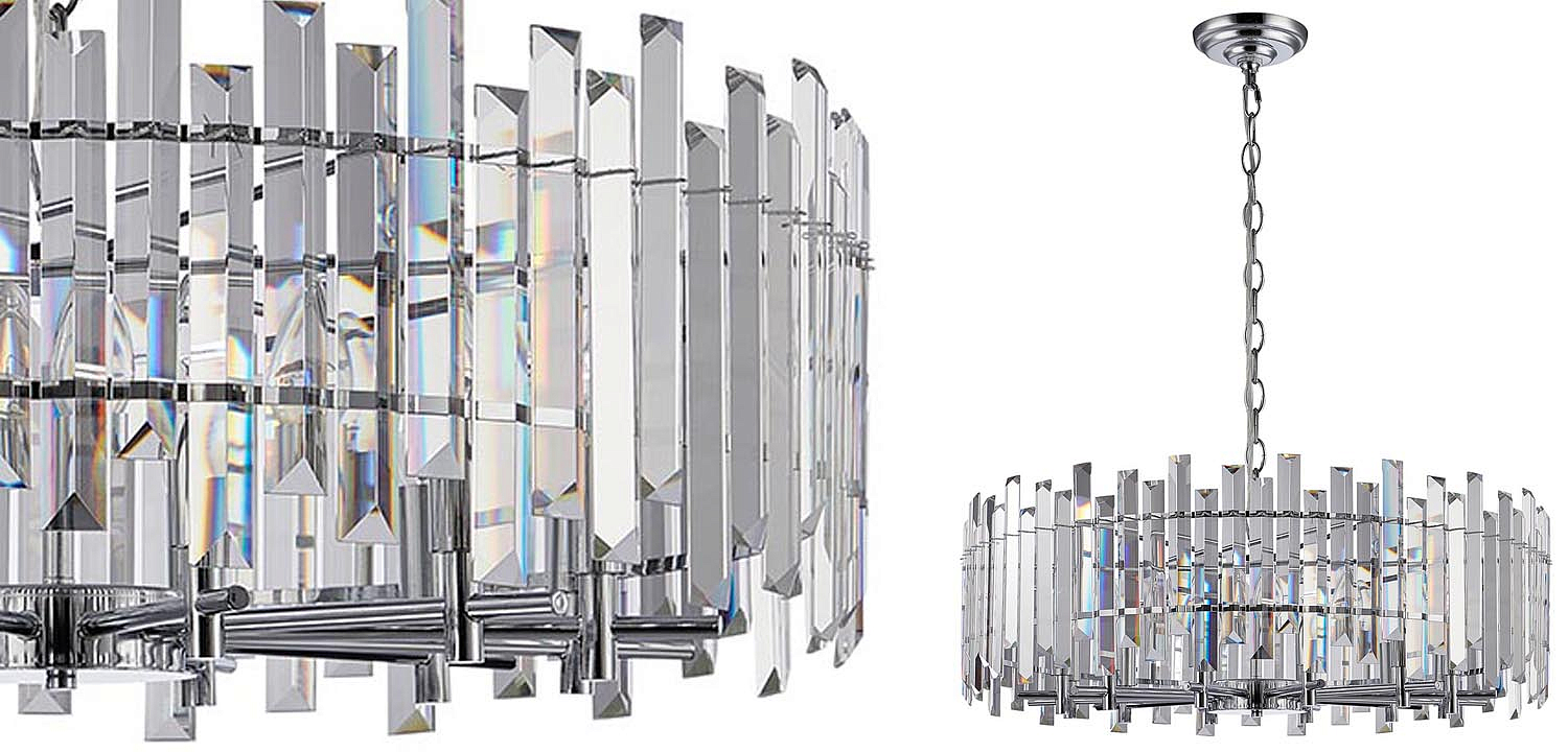 Люстра Langley Chandelier chrome 80 Люстра Langley Chandelier chrome 80 - Loft-Concept в Костроме