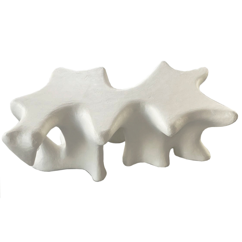 Кофейный стол природной формы Sirius White Coffee Table Молочный Кофейный стол природной формы Sirius White Coffee Table Молочный в Костроме | Loft Concept
