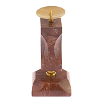 Подсвечник фигурный из натурального камня лемезит Stone Candlestick варинант исполнения - 2 | Loft Concept в Костроме