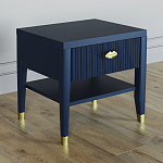 Прикроватная тумбочка с ящиком Elsa Dreams Blue варинант исполнения - 1 | Loft Concept в Костроме