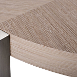 Столик журнальный с низкой круглой столешницей Wood Grain варинант исполнения - 1 | Loft Concept в Костроме