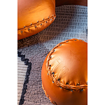 Дизайнерское кожаное кресло в форме руки Poltronova Joe Gold  Armchair варинант исполнения - 6 | Loft Concept в Костроме