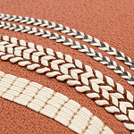 Подушка декоративная с вышивкой и кисточками Ethnic mix варинант исполнения - 2 | Loft Concept в Костроме