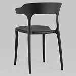 Черный стул из прочного PP-пластика JORIS варинант исполнения - 4 | Loft Concept в Костроме