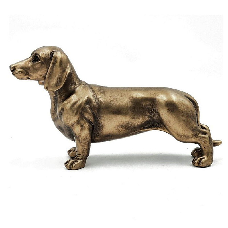 Статуэтка такса с реалистичными деталями и гладкой поверхностью Dachshund Style Бронза Статуэтка такса с реалистичными деталями и гладкой поверхностью Dachshund Style Бронза в Костроме | Loft Concept