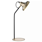 Настольная лампа с плафоном в форме купола в сочетании черного и золотистого цвета Minimalist Execution варинант исполнения - 2 | Loft Concept в Костроме