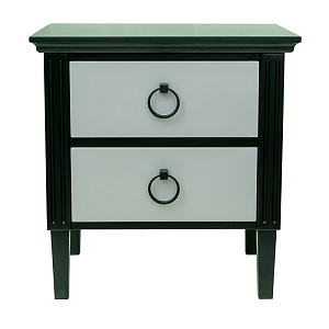 Тумба с двумя ящиками цвет серый American style