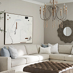 Люстра с состаренными резными элементами Big Graceful Profile варинант исполнения - 5 | Loft Concept в Костроме