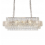 Люстра овальной формы хрустальная в неоклассическом стиле Majesty варинант исполнения - 6 | Loft Concept в Костроме