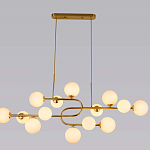 Люстра подвесная с белыми лампами в форме шара Flute варинант исполнения - 4 | Loft Concept в Костроме