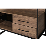 Стеллаж под TV в стиле лофт с открытыми полками и ящиками Urban Style Space варинант исполнения - 3 | Loft Concept в Костроме