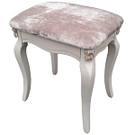 Пуф из массива дерева с велюровой обивкой Marrok French Seating варинант исполнения - 1 | Loft Concept в Костроме