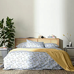 Постельное белье из сатина с рисунком 200х220 см Aurora Allure Sprout варинант исполнения - 2 | Loft Concept в Костроме