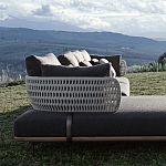 Дизайнерский модульный уличный диван SWAY Modular Sofa варинант исполнения - 9 | Loft Concept в Костроме