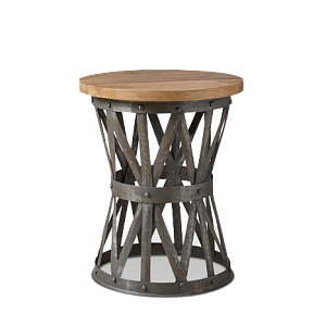 Журнальный стол Industrial Rust Barrel 40 Table