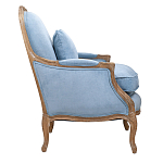 Кресло Ava Classical Armchair light blue velour варинант исполнения - 2 | Loft Concept в Костроме