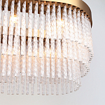 Люстра подвесная овальная со стеклянными трубками Nembus варинант исполнения - 3 | Loft Concept в Костроме