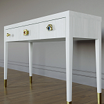 Дизайнерский Письменный стол Elsa Dreams White с тремя ящиками варинант исполнения - 2 | Loft Concept в Костроме