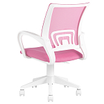 Офисное кресло с основанием из белого пластика Desk chairs Pink варинант исполнения - 5 | Loft Concept в Костроме